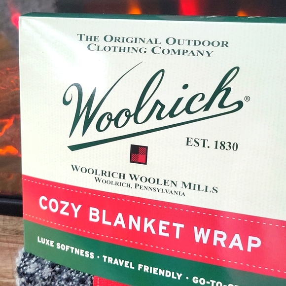 Woolrich Amelia Cozy Blanket Wrap New Retail $60 - Picture 3 of 6